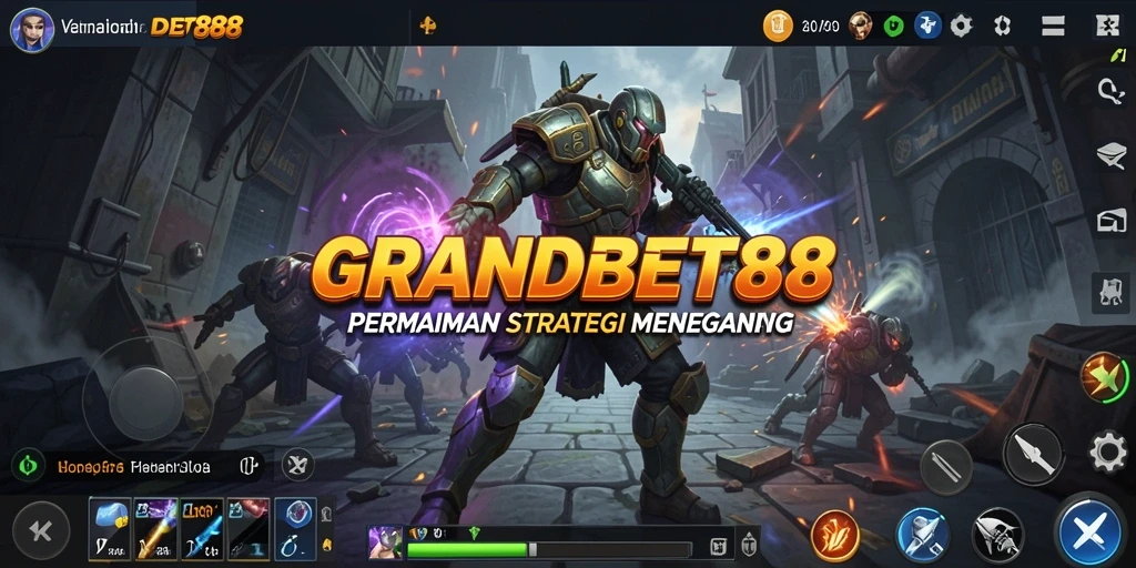 Tampilan gameplay mendebarkan di GRANDBET88 dengan strategi yang mendalam.