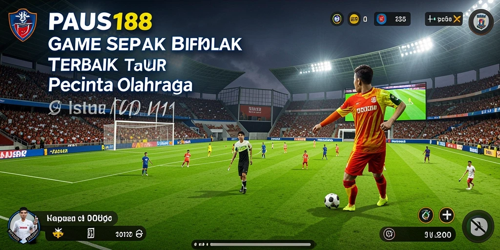Tampilan gameplay PAUS188 yang menampilkan aksi seru di lapangan.